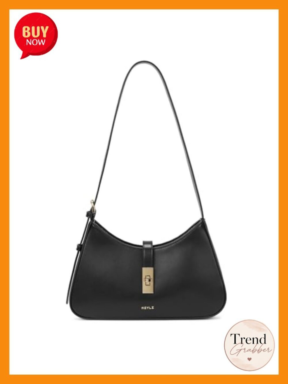 Vegan Leather Adjustable Hobo Shoulder Bag Crossbody Purse